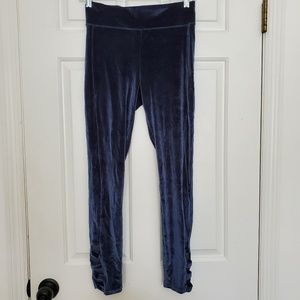 blue velvet leggings - small, utopia by hue